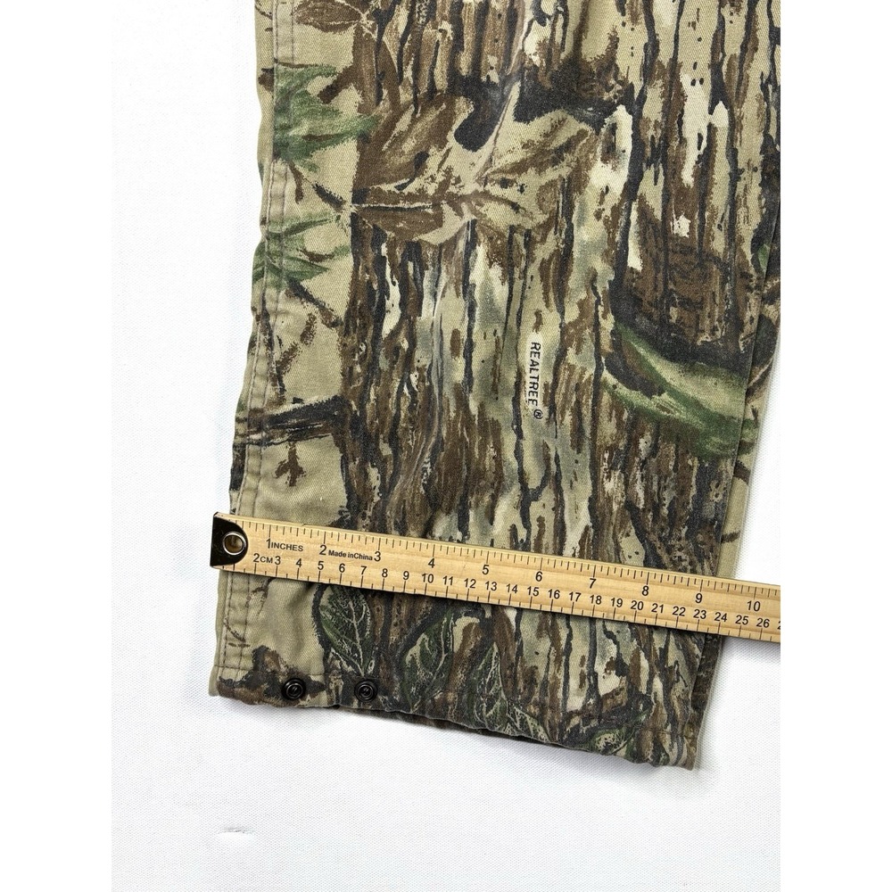 Duxbak Pants Men's 40 Regular Vintage Thinsulate Realtree Camo Hunting USA Made - Picture 10 of 15
